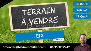 terrain à la vente -   55400  EIX, surface 766 m2 vente terrain - UBI467808623
